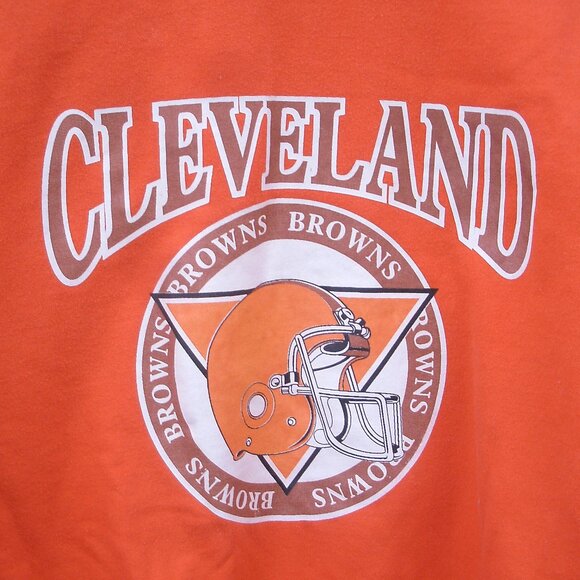 Vintage Cleveland Browns Sweatshirt Size L NFL Football - Picture 3 of 13